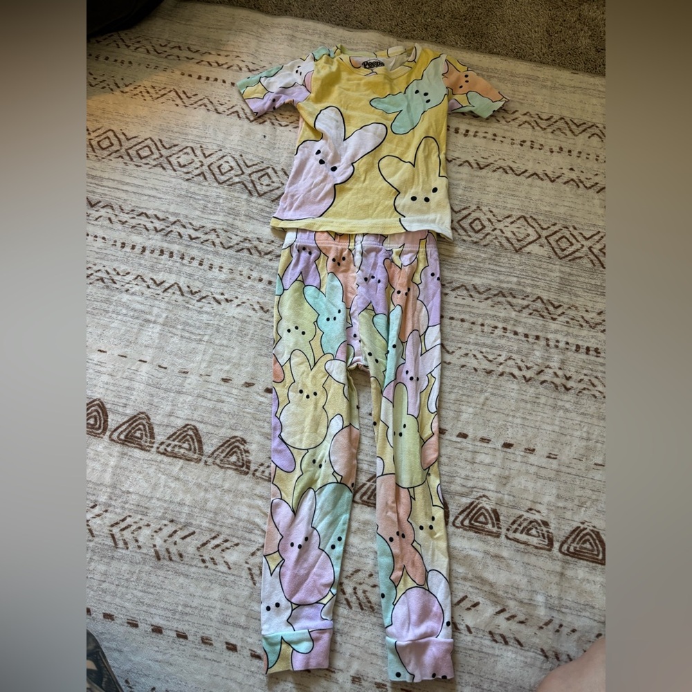 Peeps’ Colorful Bunny Kids Pajamas